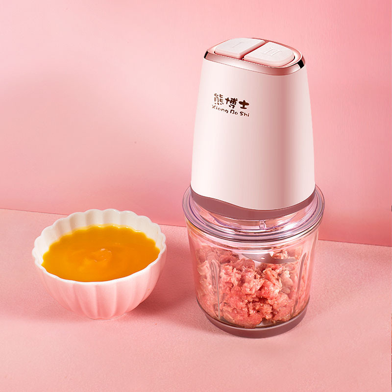 熊博士婴儿辅食机多功能宝宝料理机家用小型迷你玻璃搅拌机研磨器