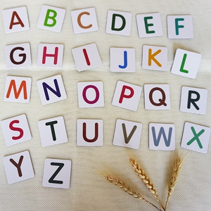 磁性字母卡片英语教具图片