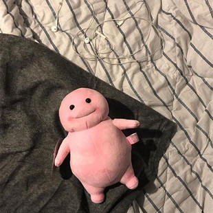 韩国ins脂肪君睡眠安抚毛绒公仔拍照摆拍道具送女友生日礼物玩偶