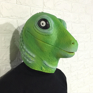 蜥蜴 span class=h>面具 /span> span class=h>动物 /span>头套包邮  