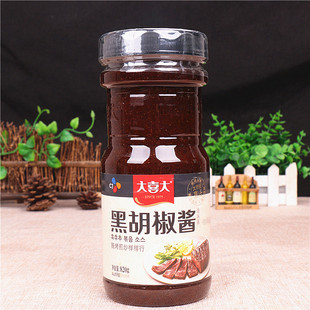 包邮 大喜大黑胡椒酱820g 黑椒汁韩式烤肉酱牛排酱蘸酱意大利面酱