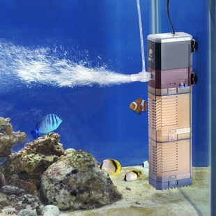 鱼缸三合一过滤器水族箱过滤设备潜水泵增氧泵氧气泵净水内置小型