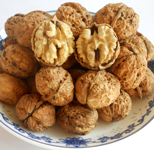 2斤包邮云南漾濞薄纸皮核桃无漂白大泡原味500g天然薄壳孕妇零食