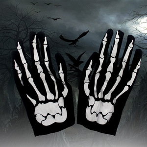 万圣节恐怖骷髅鬼爪子手套 表演吸血鬼 鬼节鬼屋酒吧ktv朋克道具