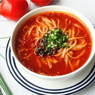 每日现做 番茄面 茄汁香菇面含调料包早餐面速食面方便面一人份