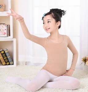 儿童舞蹈 span class=h>内衣 /span> 舞蹈打底衫女童跳舞 span class=