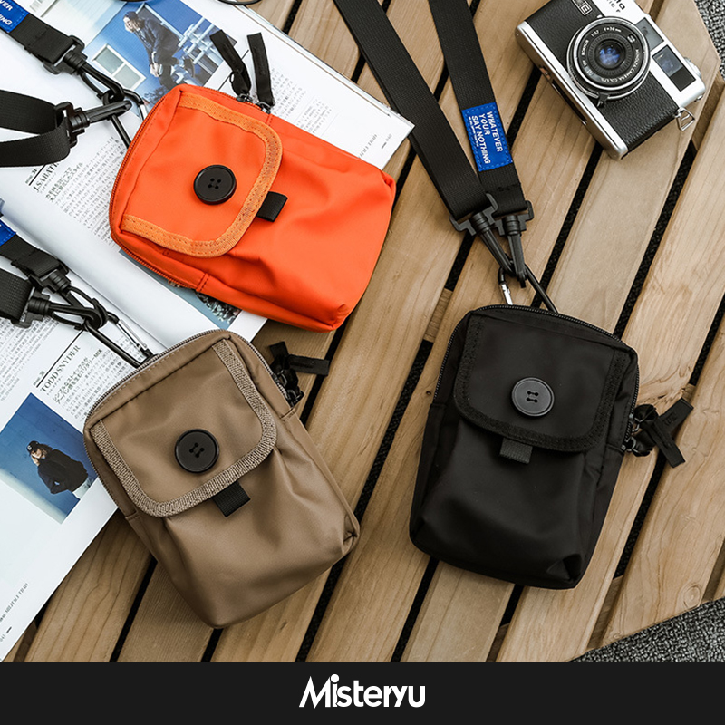 Kecil Ku Membungkus Mini Telepon Seluler Rekreasi Murni Warna Pria untuk Membungkus Wanita Multi Fungsi daftar Paket Bahu Miring Ku Pembungkus Bersama dengan Gantung Kecil Paket Kencang-Internasional
