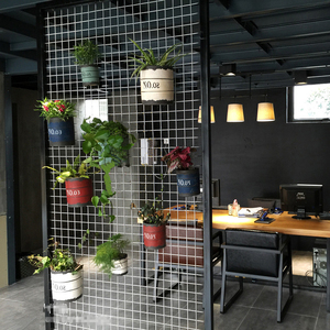 隔断墙镂空装饰图片