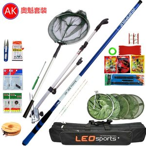 钓鱼竿套装组合 全套鱼杆碳素手竿垂钓鱼具用