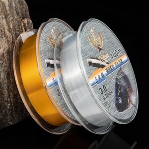 三叉戟超强拉力尼龙主线台钓路亚不打卷的钓鱼线子线垂钓竞技渔线