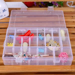 透明盒子物品塑料收纳盒储物盒 迷你小号小型