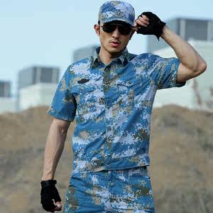 海军作训迷彩服图片