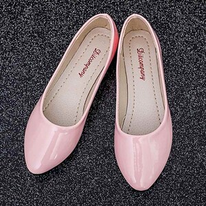 女士船鞋女平底单图片