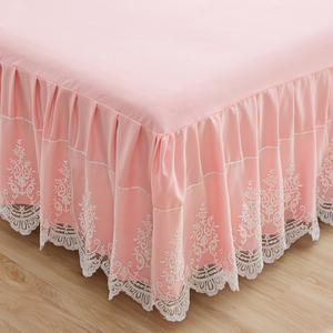 class=h>床裙 /span> span class=h>床罩 /span>式单件荷叶边花边1