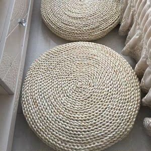 玉米皮草编榻榻米蒲团坐垫加厚飘窗和室打坐拜佛禅修 span class=h>