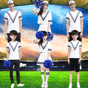 成人儿童啦啦操演出服装小学生啦啦队幼儿舞蹈