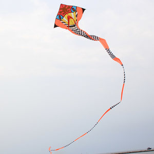 竹叶青迷彩蟒蛇风筝潍意诚眼镜王蛇风筝长尾坊成人易飞简单微风新￥ 