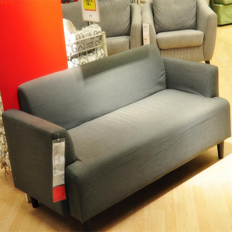 IKEA成都成华宜家汉林比双人沙发 简约时尚布艺沙发 客厅沙发