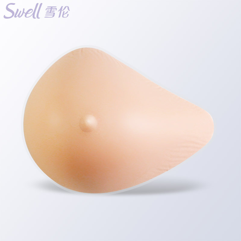 雪伦新品 轻质义乳 术后专用硅胶假乳房 仿真假胸 透气 TX送文胸