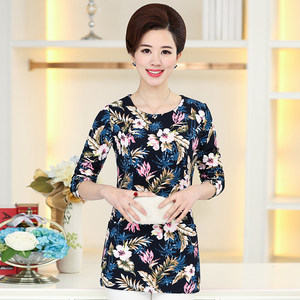 2017秋季新款中老年妈妈装真丝香云纱连衣裙