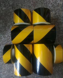 5/10/20/30/40cm黑黄反光警示胶带红白 span class=h>反光贴纸 /span>