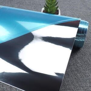 玄关反光膜玻璃立体室内镜面电视居家客厅装饰墙贴反光纸练舞镜子