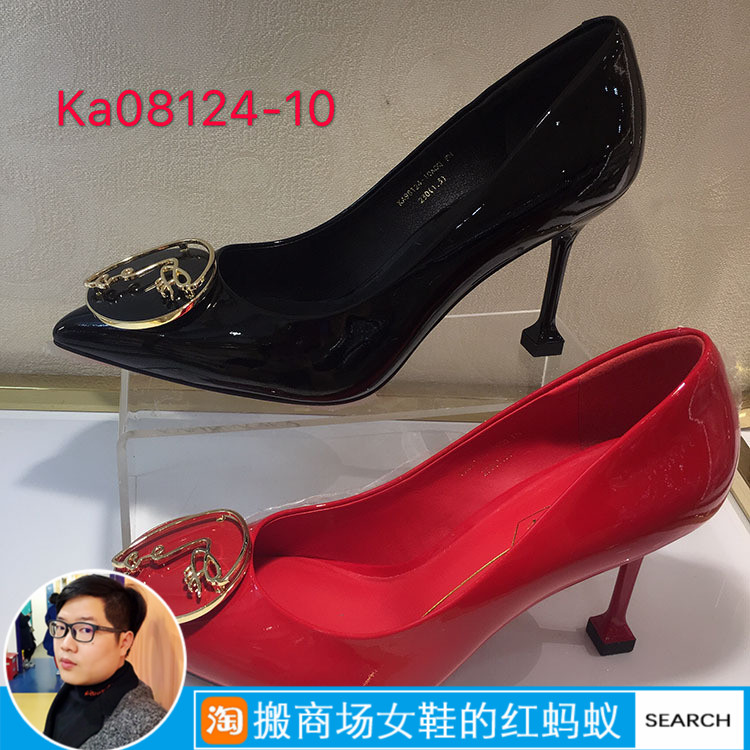 KISSCAT接吻猫2019新款女鞋春夏国内专柜正品单鞋代购 KA08124-10