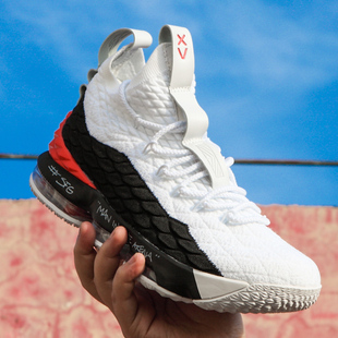 皇冠詹姆斯15代士兵篮球鞋男鞋詹鸳鸯联名詹15花卉高帮气垫运动鞋