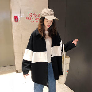 秋天外套女中长款长袖上衣大码宽松显瘦秋季女