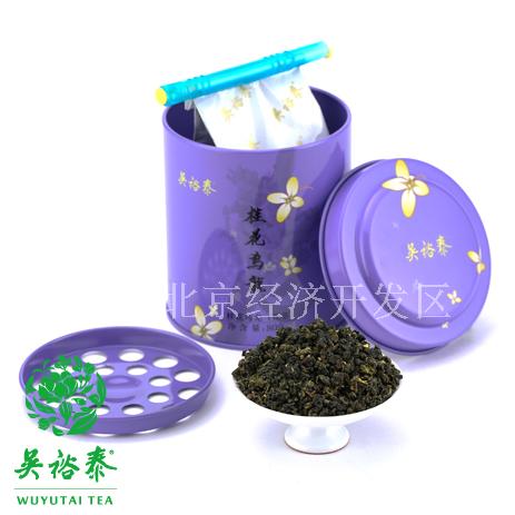 吴裕泰罐装桂花乌龙茶包邮 福建铁观音 茉莉花茶 老北京茶叶