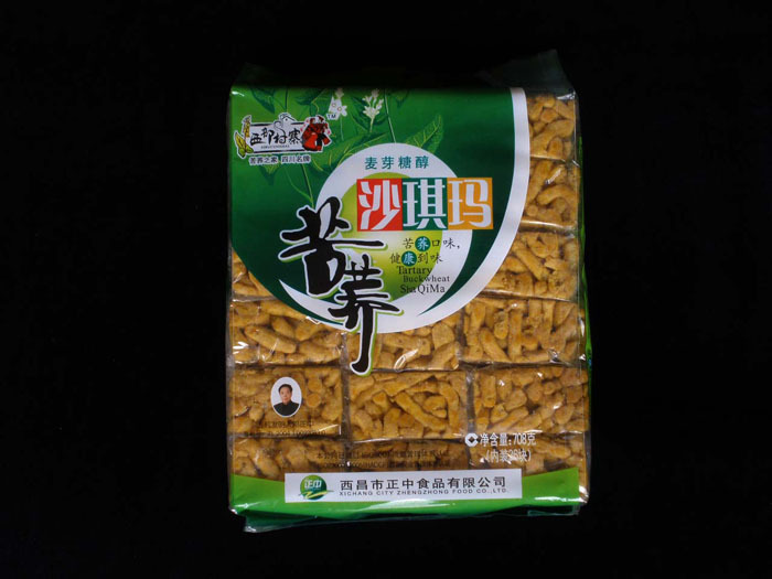 成都二环内免费送货 无糖食品 708克麦芽糖醇苦荞沙琪玛