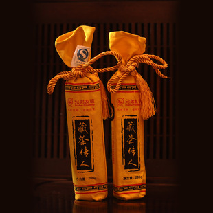 雅安藏茶 兄弟友谊 竹条茶 友谊茶厂黑茶 藏茶传人200克×1条