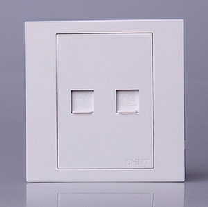 品牌名称: 正泰网络电话插座面板86型