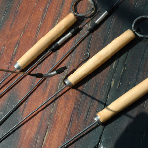 木柄黄鳝钩有倒刺钓黄鳝钓组 span class=h>鳝鱼 /span>钓勾黄鳝钓具