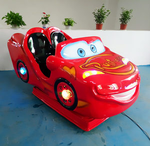 厂家直销2017新款玻璃钢双座大汽车儿童投币摇摇车前后左右摇摆机￥ 