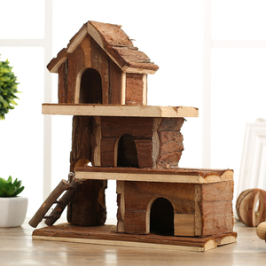 厂家直销仓鼠窝别墅超豪华三层房子小木屋 span class=h>荷兰猪 /span