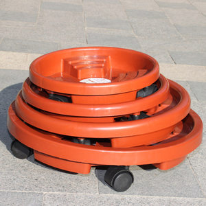 塑料底托带轮图片