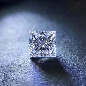 amystudio珠宝 珠宝定制gia证书 1克拉vvs净度d色公主方白钻 span