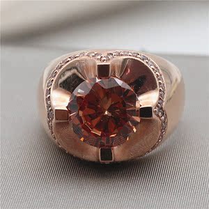 俄罗斯纯紫金14k玫瑰金紫金 span class=h>戒指 /span> span class=h>