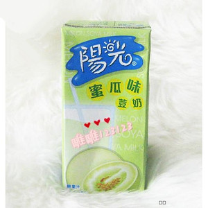包邮 香港进口阳光【豆奶蜜瓜味一箱】375ml*24 新包装果味豆奶
