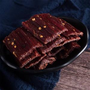 【西藏耗牛肉干麻辣味图片】西藏耗牛肉干麻辣