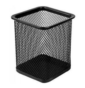 铁丝网格笔筒图片