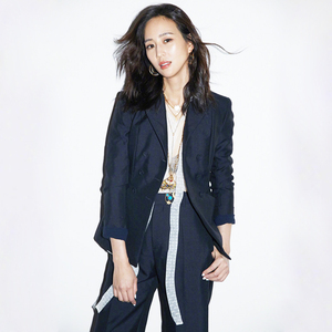 温暖的 span class=h>弦 /span>张钧甯同款套装女双排扣长袖外套西装
