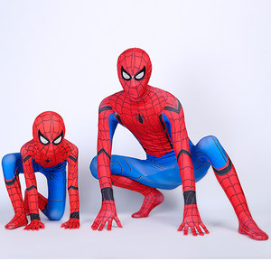 圣诞节儿童蜘蛛侠连体紧身衣超凡蜘蛛侠衣服儿