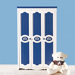 蓝色衣柜儿童价格