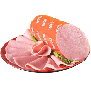 波尼亚纯肉火腿 培根火腿片大红肠 德式大火腿1kg