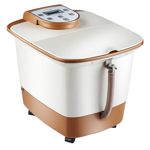 动按摩洗脚盆电加热泡脚8足涌金z足浴y68动按摩浴盆全自器盆深桶8