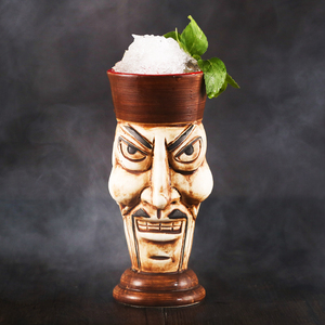 酒吧tiki杯 陶瓷提基杯 夏威夷鸡尾 span class=h>酒杯 /span>僵尸 