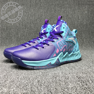 anta安踏男勇士队汤普森猎鹰二代kt2战靴中帮透气篮球鞋11641101
