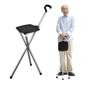 老年 /span>人拐杖椅子櫈凳子登山杖防滑超轻 span class=h>多功能 